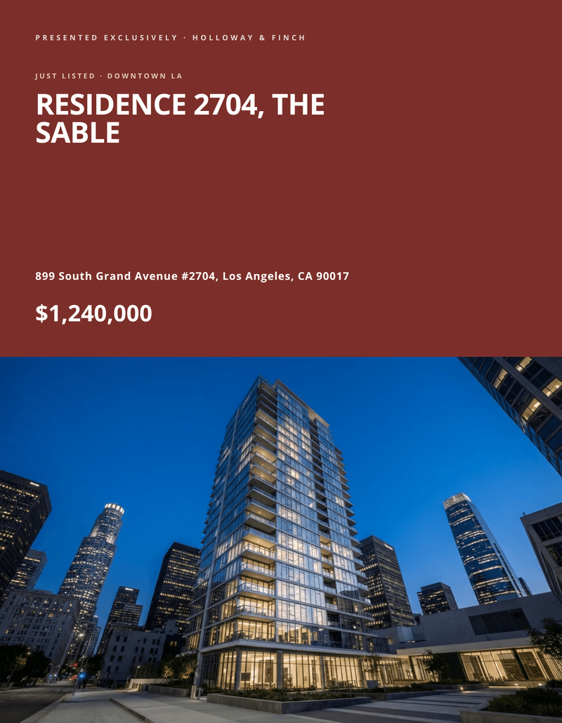 Bold Architectural brochure cover