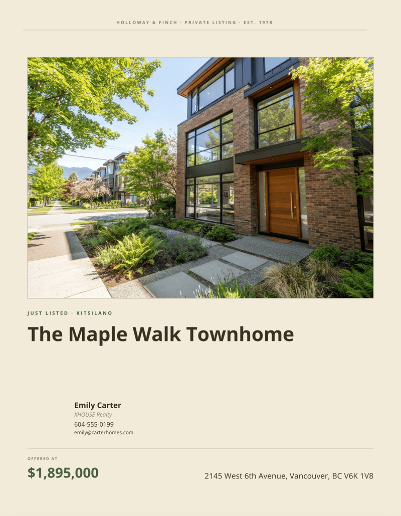Heritage brochure cover